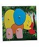 KIDS LOGIC Jumbo Theme Puzzle Elephant - Multicolor