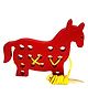 KIDS LOGIC Horse Sewing & Lacing Toy - Multicolor