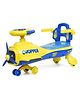 JoyRide Ride-on Chopper CAR Car Non Battery Operated Ride On - Yellow & Blue
