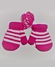 Kid-O-World Striped Mittens - Pink