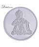 Silverium 99% BIS Hallmarked Hanumanji 10 g coin - Silver
