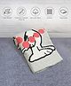 Mi Arcus Peanuts Snoopy Printed Grey Comforter - Soft, Comfortable, and Breathable Fabric, for Kids (0-12 Months), Comforter- 85x85 cm