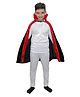 Kaku Fancy Dress Theme Halloween Cloak Style Vampire Dracula Robe Costume For Boys - Black & Red