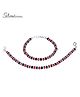 Silverium Sterling Silver 92.5% BIS Hallmarked Black & Red Classic Nazariya