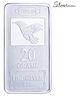 Silverium 99% BIS Hallmarked 20 grams Silver Bar - Silver