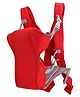 Fiddlerz Baby Carrier with Lap Strap Four Positions Carrier Sling for 2-18 Months Newborn to Toddler  - Red