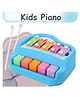 Bitfeex 5 Keys 2 in 1 Xylophone and Piano Toy with Colorful Keys for Toddlers and Musical Instruments Toy Set for Babies - Blue