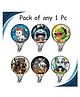 BitFeex Round Basket Ball Portable Set with Hanging Board, Ring Net, Ball Indoor and Outdoor Games (Color & Design May Vary)