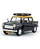 Centy Pull Back Queen 70's Classic Taxi Toy - Black