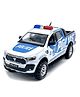 Centy Pull Back Blue Hawk Police Toy - Blue