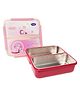 YOUP Stainless Steel Pink Color  Kids  Bento Lunch Box With 2 Compartments  TYCOON-1100 ml