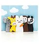 B4BRAIN Finger Puppet For Babies 0-1 years Brain Development Designed by Experts (Set of Five)