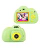 Fiddlerz Kids Digital Camera Full HD 1080p Handy Portable 2.0 Screen inbuilt Games Children Toys Rechargeable Outdoor Play - Green