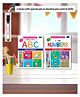 BookFord Publications Write & Clean Reusable Book Set of 2 Books Alphabet Capital Letters and Numbers - English