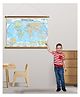 WORLD MAP MY FIRST POLITICAL AND PHYSICAL EDUCATIONAL WALL CHART FOR KIDS BOTH SIDE LAMINATED