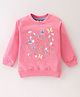 Zero Full Sleeves Sweatshirt Floral Print - Pink