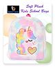 Besties Kids Soft Plush Unicorn Pre School Bag Multicolor - 12 Inches