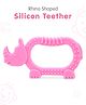 Rhino  Shaped Silicon Teether 