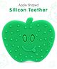 Apple Shaped Silicon Teether - Green