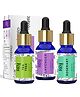 Rey Naturals Lavender Oil Tea Tree Oil & Rosemary Essential oils- 45 ml