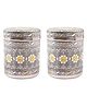 Usha Shriram Stainless Steel Crafted Storage Box Pack of 2 - Silver
