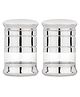 USHA SHRIRAM Stainless Steel Containers For Kitchen Pack of 2 - White