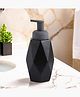 USHA SHRIRAM 400ml Soap Dispenser Bottle (Black)| Ceramic Soap & Lotion Dispenser Set | Kitchen Dish Soap Pump Dispenser Set | Hand Shower Washing Soap Dispenser for Kitchen Sink & Bathroom