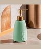 USHA SHRIRAM Soap Dispenser 320 ml (Green) | Ceramic Soap & Lotion Dispenser Set | Kitchen Dish Soap Pump Dispenser Set | Hand Shower Washing Soap Dispenser for Kitchen Sink & Bathroom
