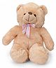 Dimpy Stuff Teddy Bear Soft Toy With Bow Light Brown - 50 cm