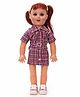 Speedage Senorita Doll Floral Print Dress Red And Blue - 47 cm
