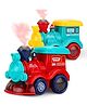 AKN TOYS Spray Train Toy: Colorful and Fun Water Adventure for Kids - Red
