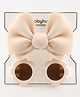Babyhug Free Size Bow Headband with Sunglasses - White