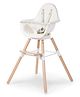 Childhome Evolu One.80° Chair Natural / White 2 In 1 + Bumper
