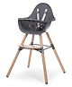 Childhome Evolu 2 Chair Natural / Anthracite 2 In 1 + Bumper