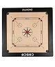 Cosco Diamond Carrom Board 35 Inches - Black Beige