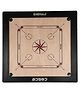 Cosco Emerald 35 Inches Carrom Board  - Black Beige