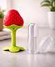Kritiu Baby Fingure Toothbrush & Silicone Stand Teether Combo- Multicolor