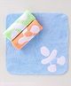 Child World Cotton Terry Wash cloth Doll Print Pack of 3 L 26.6 x B 26.6 cm - Blue Green & Peach