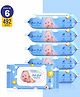 Silk Soft Baby Wet Wipes With-Lid 82Pcs (Pack of 6)