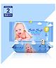 Silk Soft Baby Wet Wipes Without-Lid 82Pcs (Pack of 2)