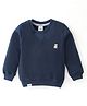 Simply Sinker Full Sleeves Solid T-Shirt - Blue
