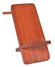 Burden free wooden  mobile stand - brown