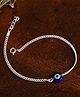 Dhruvs Collection 925 Silver Evileye Chain Bracelet for girls - silver