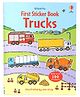 Usborne Trucks Sticker Book- English