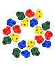 Hop N Play Big Climbing Rock Holds -  Indoor & Outdoor for Kids 20 pcs- Multicolour
