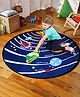 Hop N Play Educational Round Solar System  Soft Anti Skid Carpet for Kids - 140 cm
