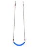 Hop N Play Kids Flexible Swing Seat Heavy Duty with Adjustable 70 inches Rope - Playground Swing Set Accessories with Snap Hooks (Blue)