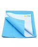 1st Step Supa Dry Extra Absorbent Dry Sheet Bed Protector Mattress Protector- Light Blue