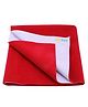 1st Step Supa Dry Extra Absorbent Dry Sheet Bed Protector Mattress Protector- Red