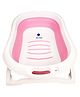 1st Step Folding Bath Tub with Temperature Sensitive Plug and Anti-Skid Base for Kids of 0 to 3 Years Upto 20 Kgs Weight Capacity (Large Pink)